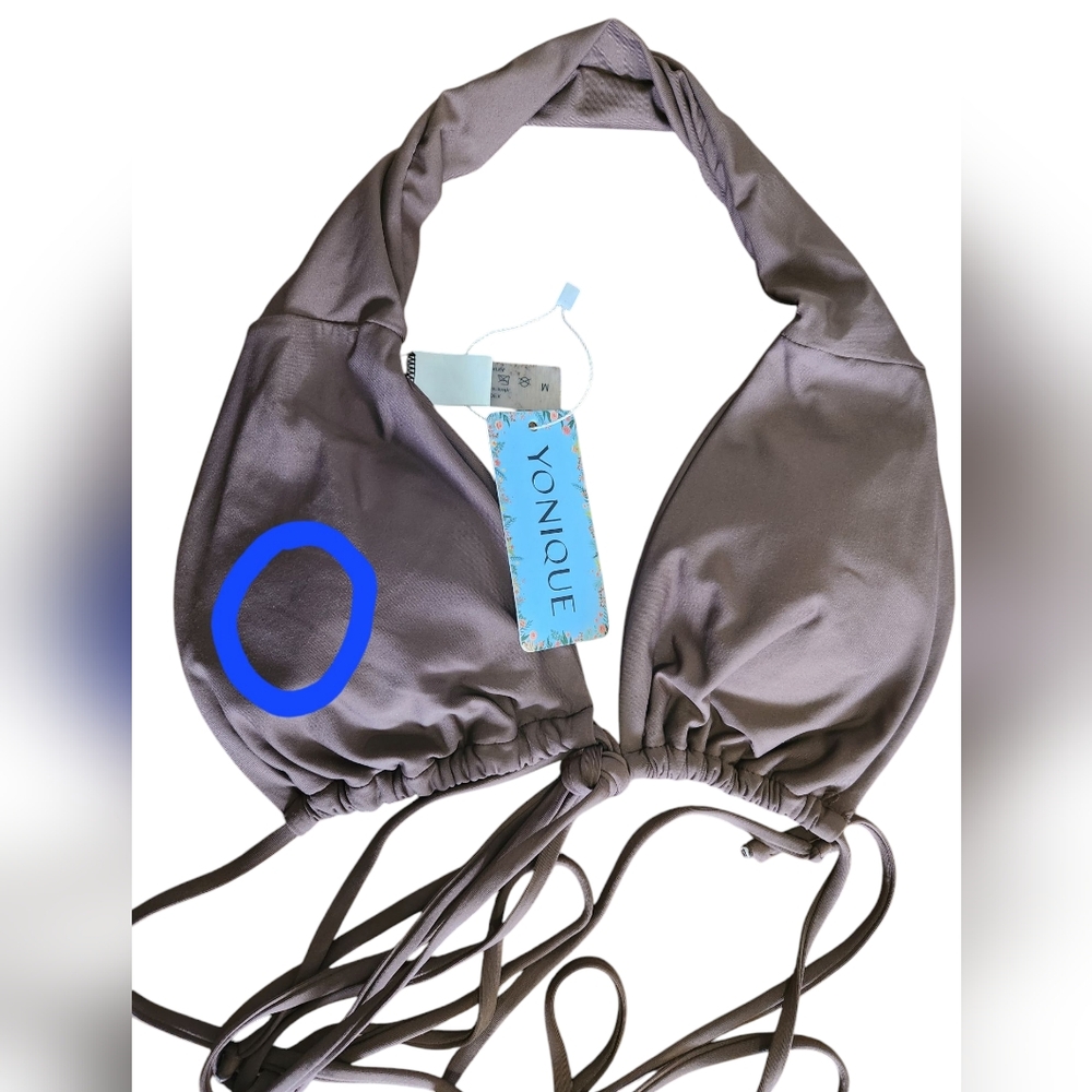 B2G1 FREE! Yonique Brown Bikini Swimsuit - Picture 5 of 6
